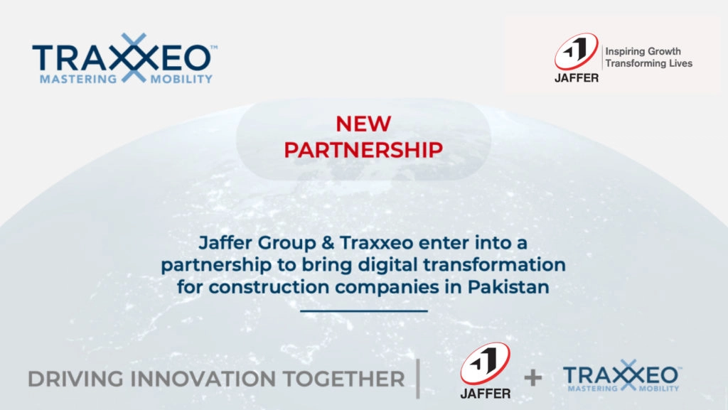 Jaffer Group and Traxxeo enter into a partnership to bring digital transformation for construction companies in Pakistan