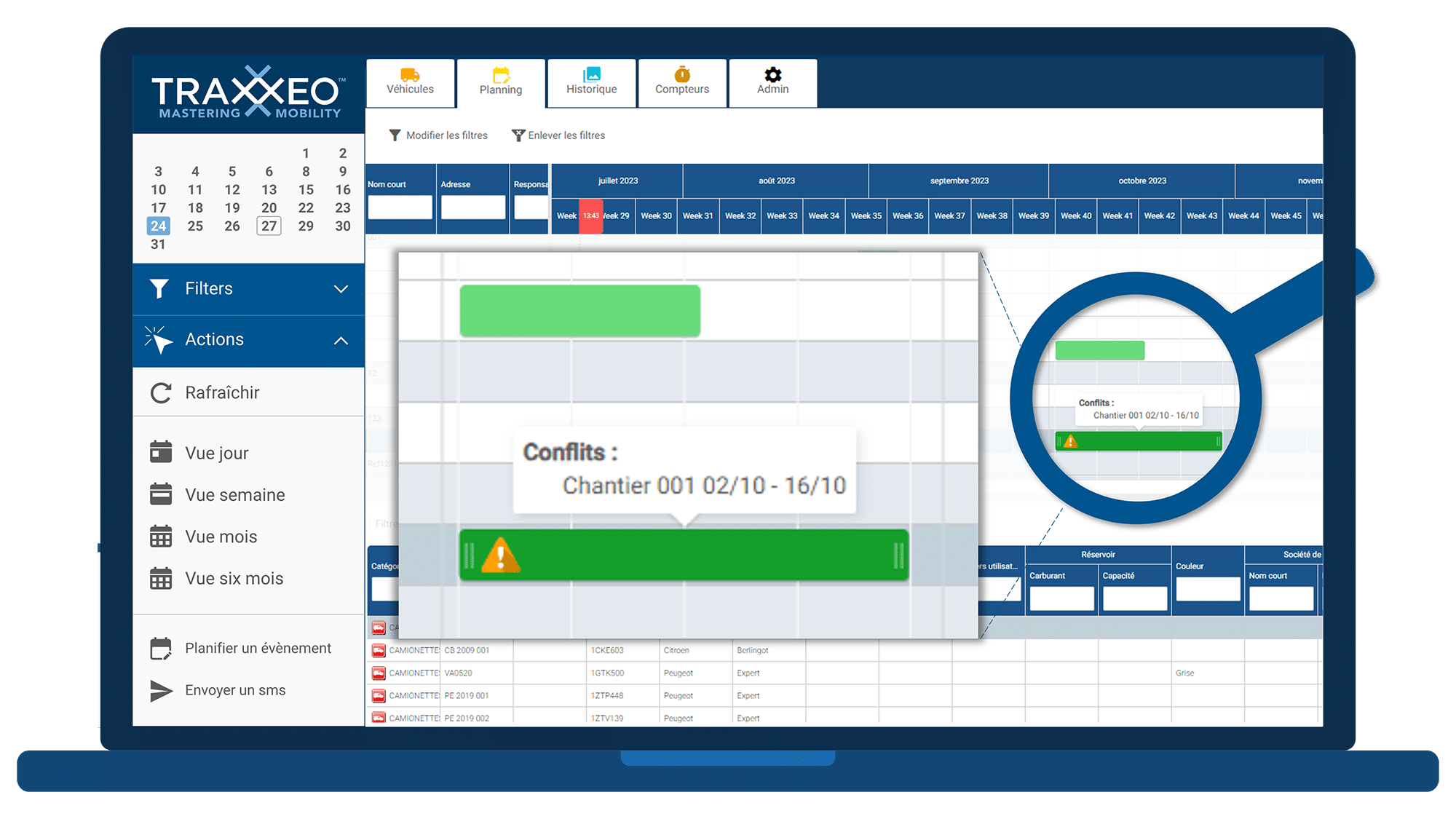 Gestion de parc matériel - Logiciel BTP | Traxxeo | Logiciels RH